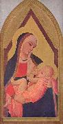 Ambrogio Lorenzetti Madonna del Latte oil